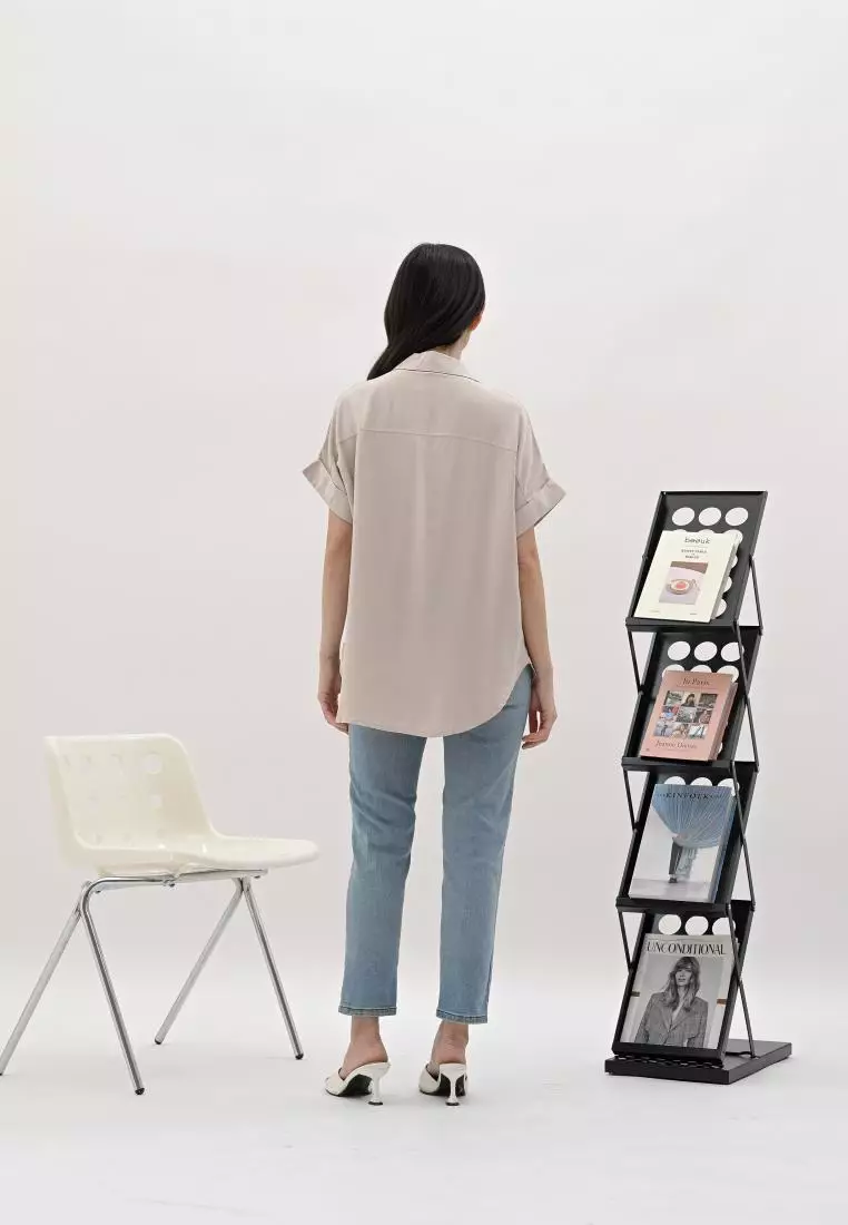 Mayonette Sophia Top - Baju Atasan Wanita Terbaru Kemeja Korean Style