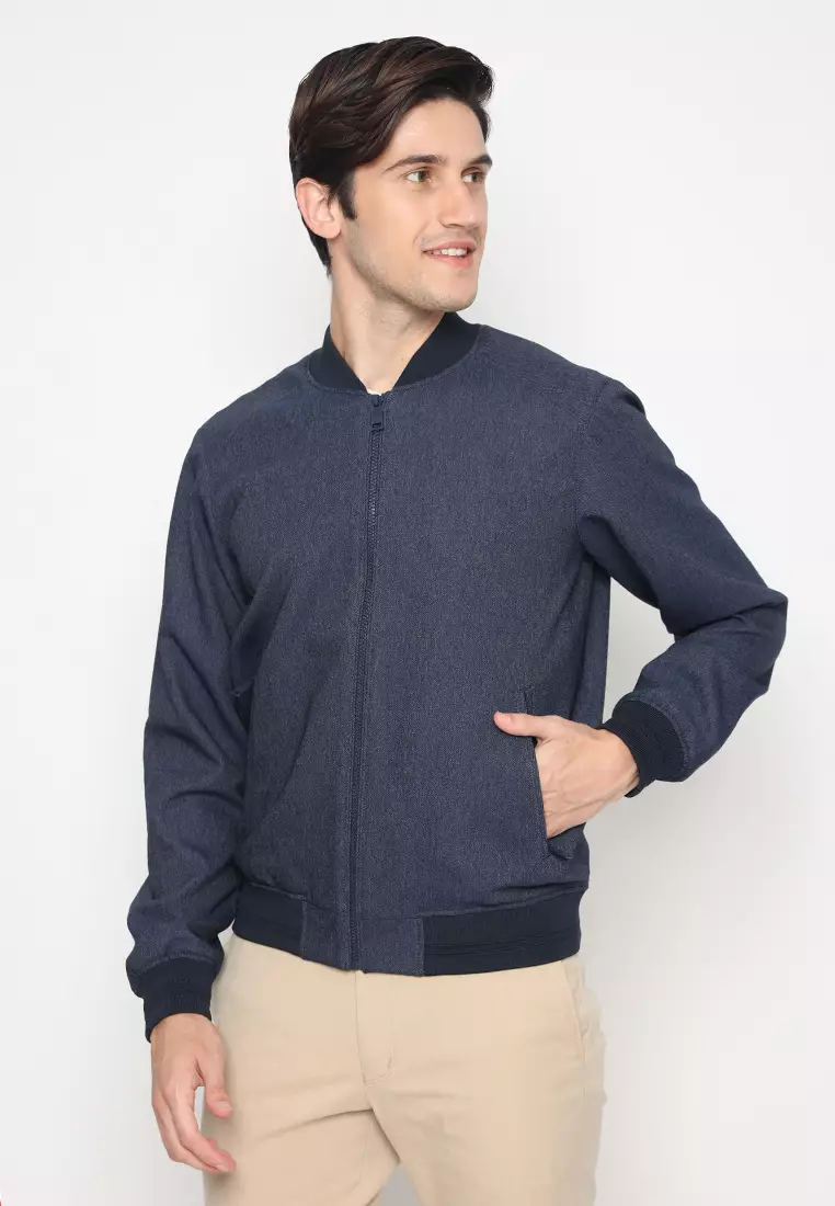 Jobb Goldfinch Jacket Pria Slim Fit Navy