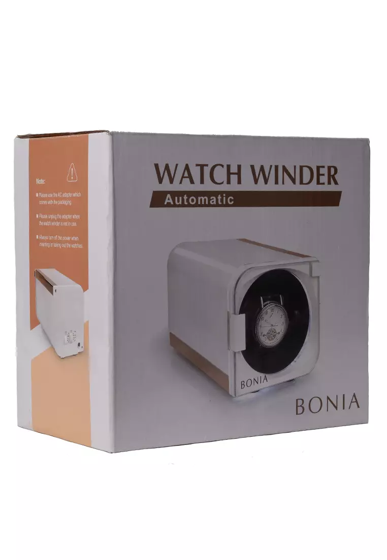 Bonia Tesoro Automatic Limited Edition - Jam Tangan Pria - Rosegold - Blue Leather Strap - BNB10488-1582LE