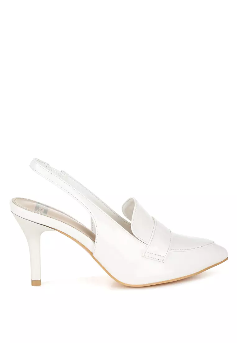Discount on Rag & CO.  shoes - SKU: Slingback Loafer Sandals In White
