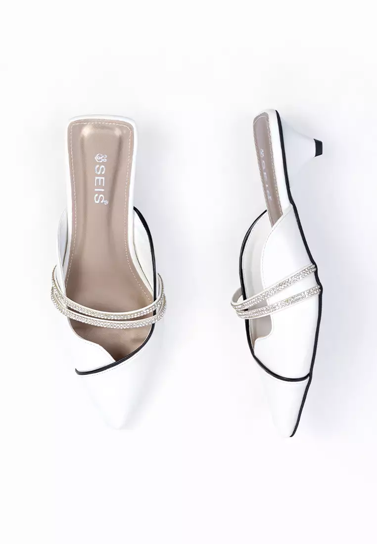 SEIS Moira Sandal Mules Wanita Heels 3 cm