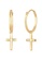 ELLI GERMANY gold Earrings Cross Pendant Faith Religion Gold Plated 2710CAC1B31FDDGS_2