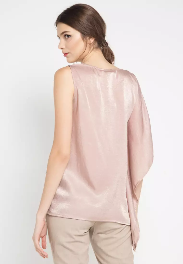 Bryn Blouse Warna Beige