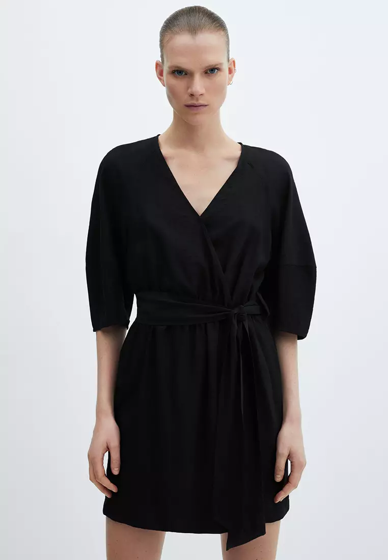 Bow Wrap Dress