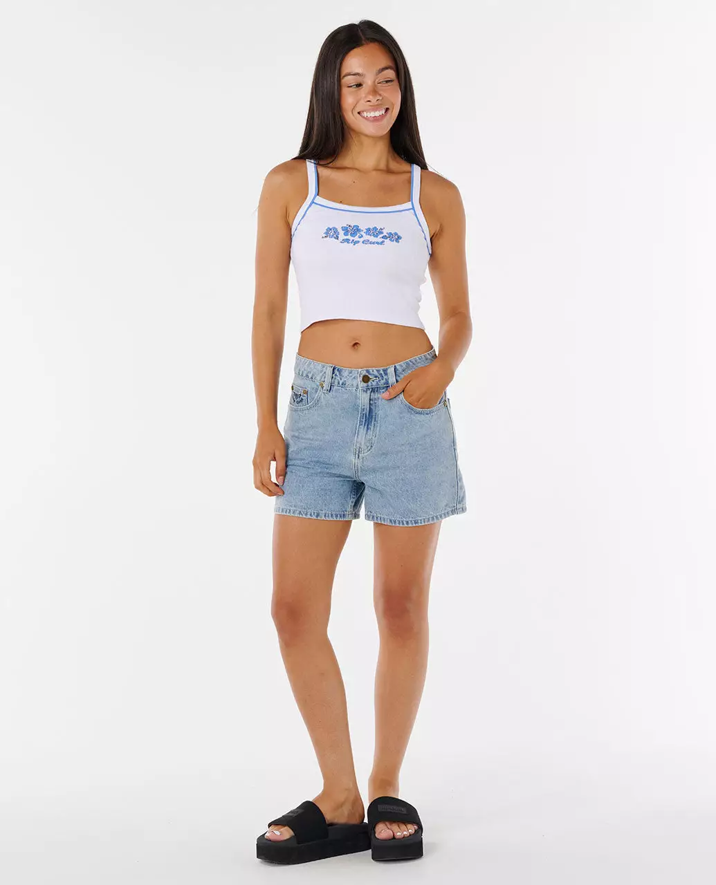 Rip Curl Women Keepsakes Baby Tank - White