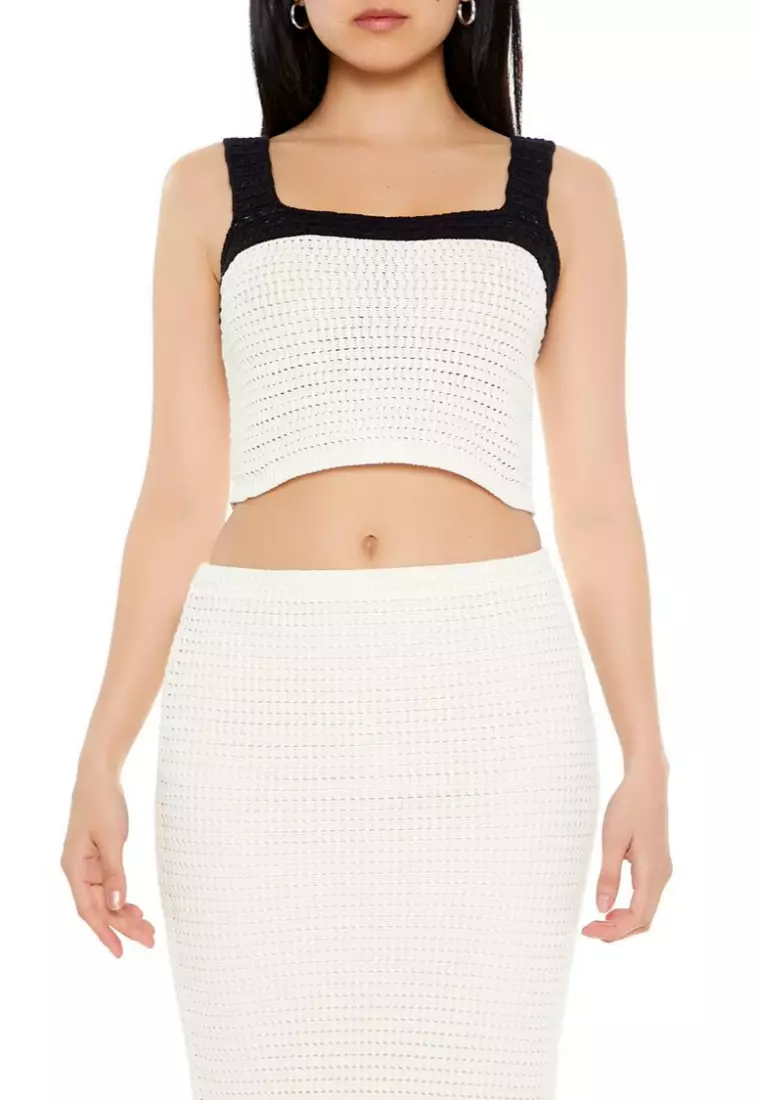 Crochet skirt forever 21 clearance
