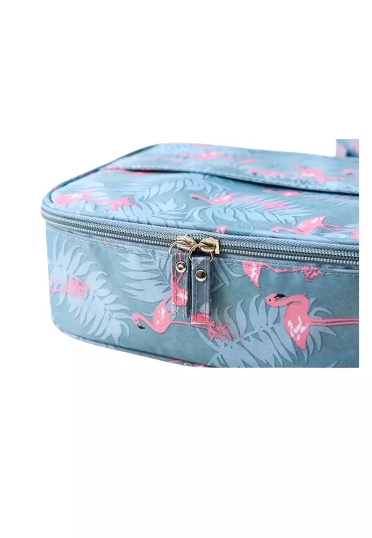 Tas Make Up Travel Organizer Pouch Portable Waterproof ORIGINAL - Grey