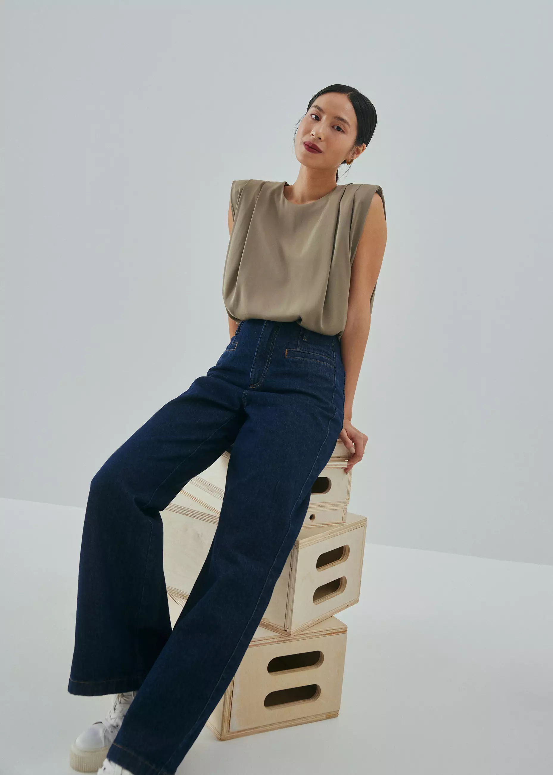 Buy Morie Regular High Waist Straight Leg Pants (2022 Version) @ Love,  Bonito Malaysia, Shop Women's Fashion Online