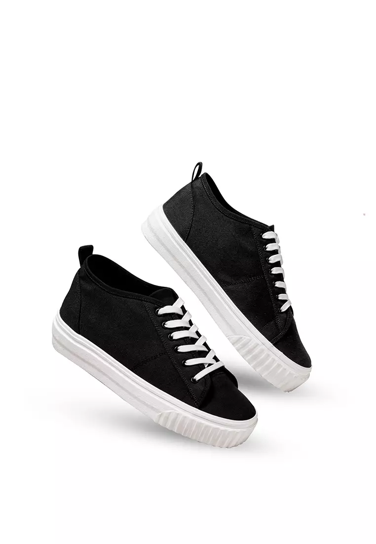 Lvnatica Frince Black Casual Shoes