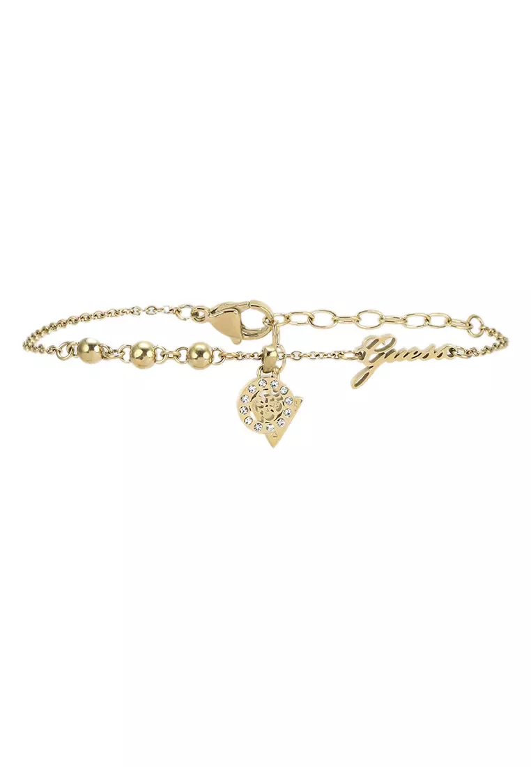 Guess 4G Lettering & Crystal Bracelet 2023 | Buy Guess Online