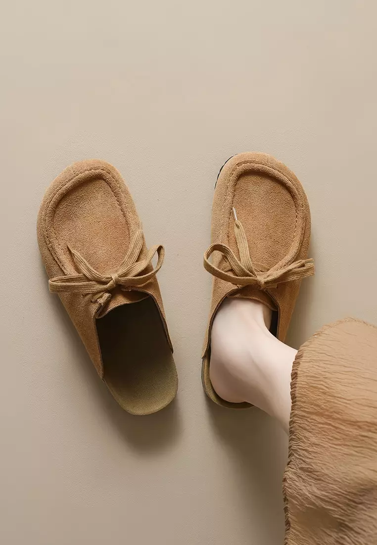 繫帶絨面勃肯鞋 WW959-23