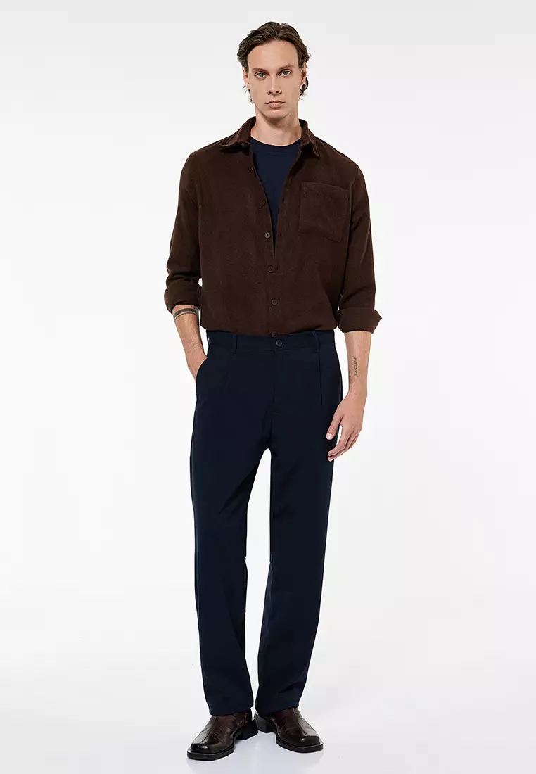 Regular Fit Buttoned Pocket Detailed Long Sleeve Shirt