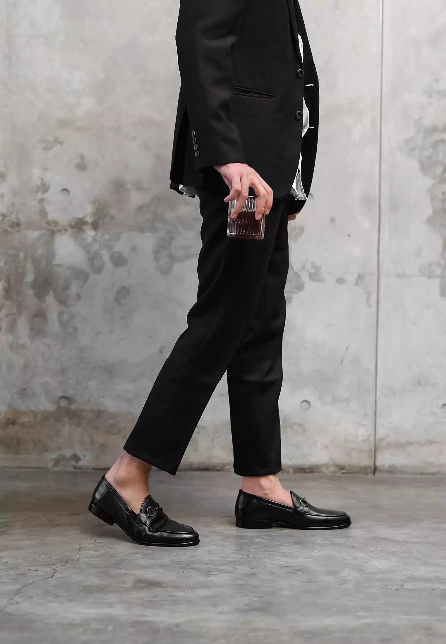 Mark Men Slip On Loafer Casual with Metal Buckle