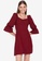 Trendyol red Paneled Mini Dress 7A8E5AA3E28A7FGS_1