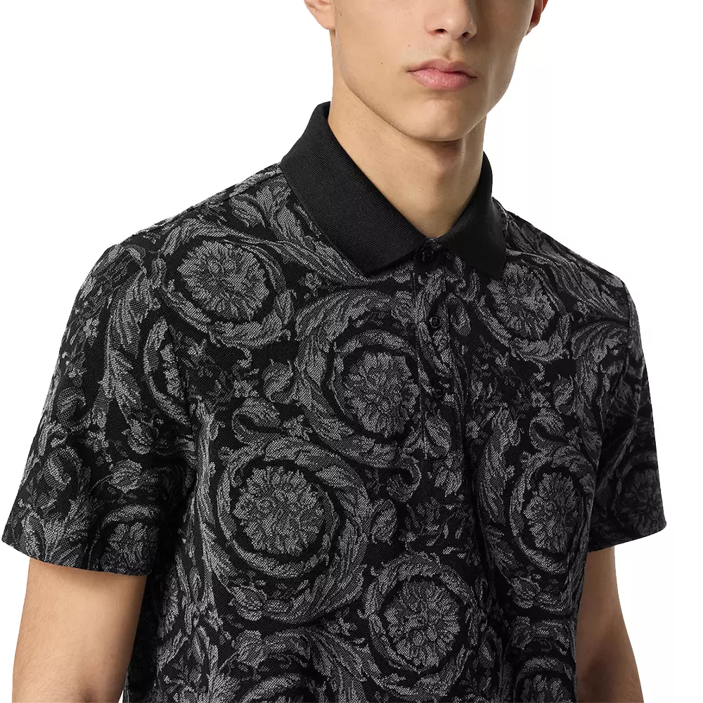 Barocco Polo Shirt Black