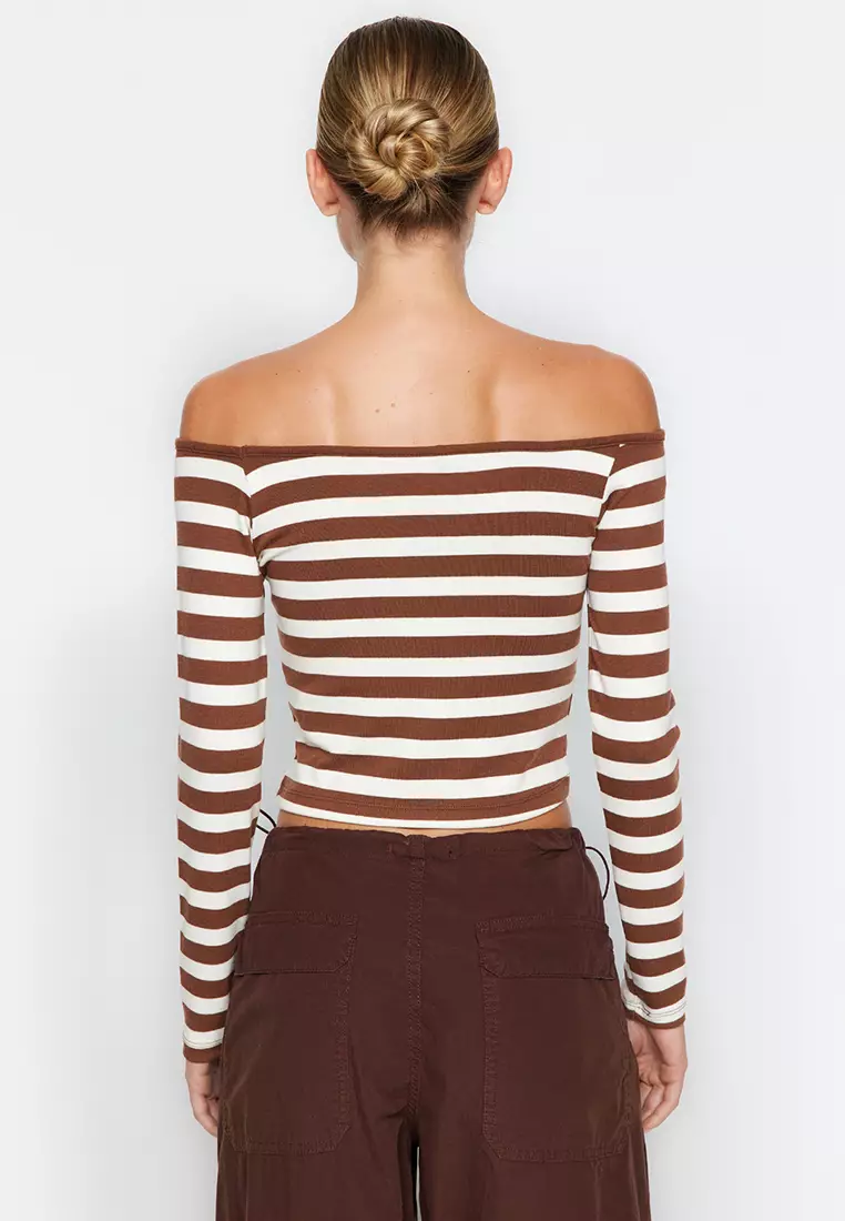 Striped Crop Top