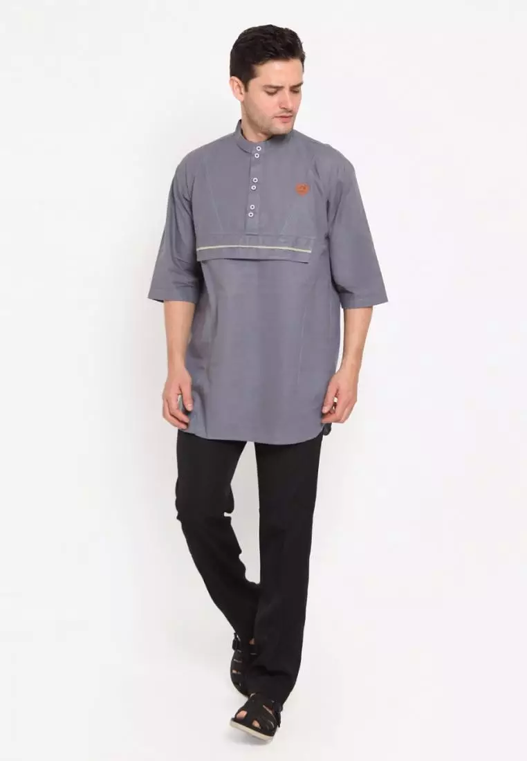 Zayidan Baju Koko Gamis Muslim Pria - Mustafa Abu Muda