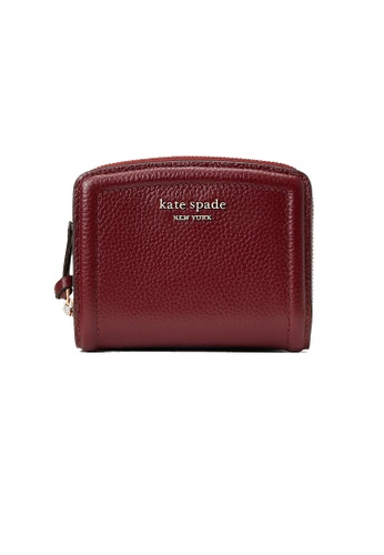 Buy Kate Spade Kate Spade Knott Small Compact Wallet Autumnal Red K5610  2023 Online | ZALORA Singapore
