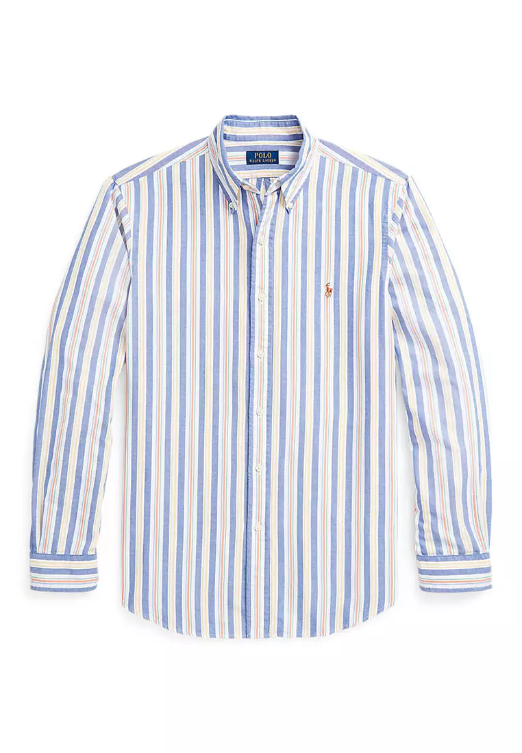 Custom Fit Striped Oxford Shirt