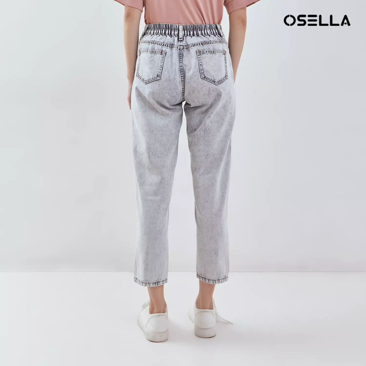 [NEW] Osella Jubilee Mom Fit Denim Pants 218O4001A | Celana Jeans Wanita