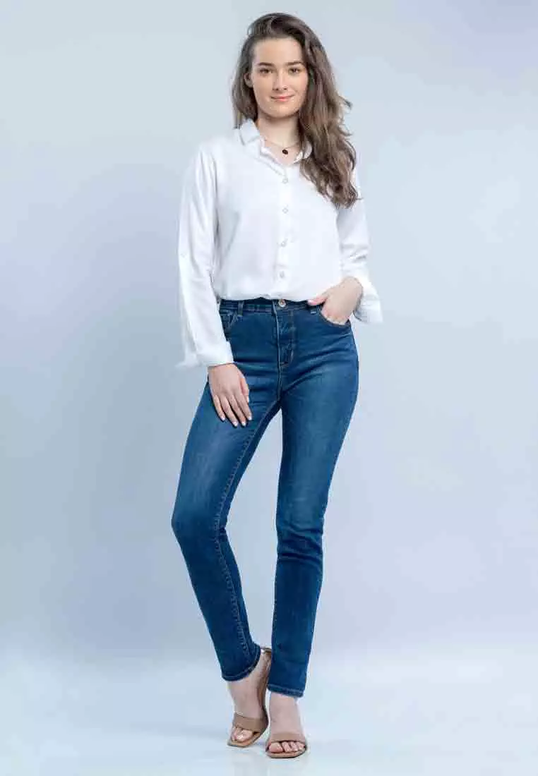 C2 Thumby Medium Blue Jeans Dual Push Skinny