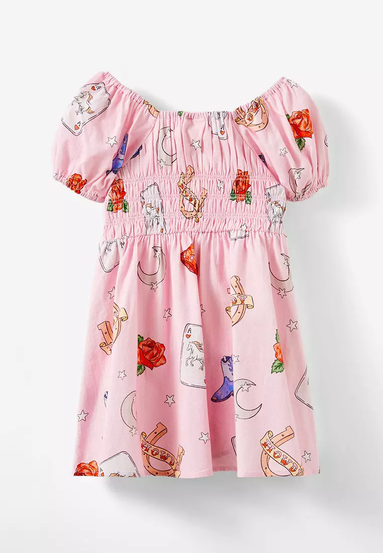 Emily Puff Sleeves Dress