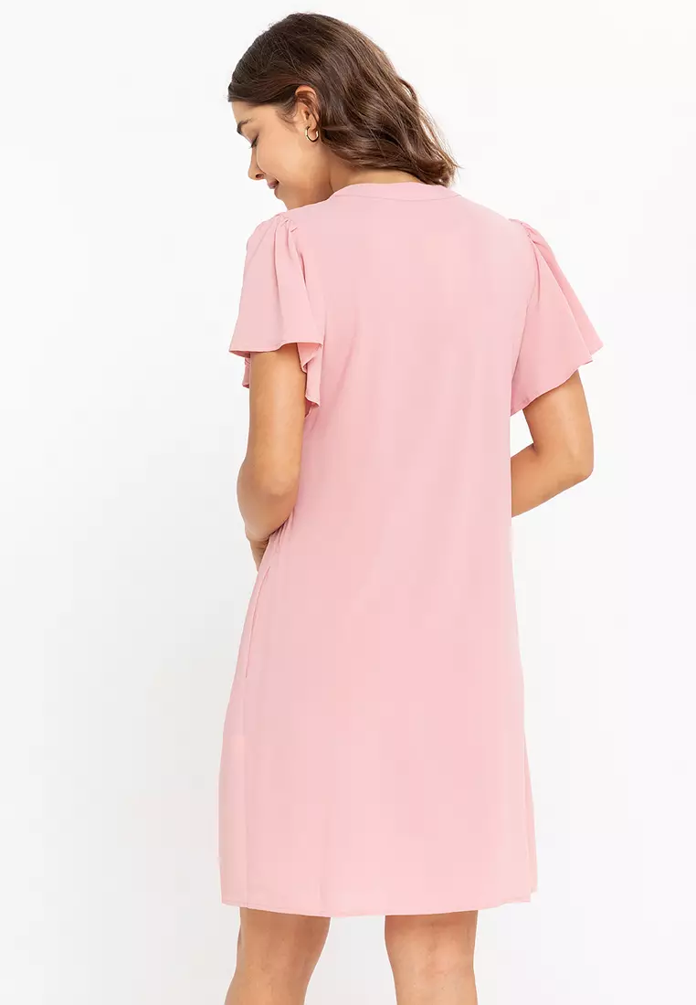 Cedrone Front Tucks Tent Dress