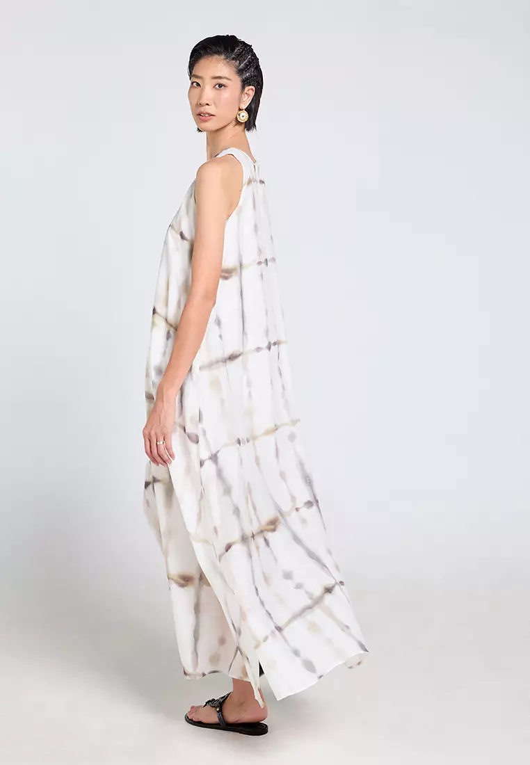 Floral Maxi Linen Dress