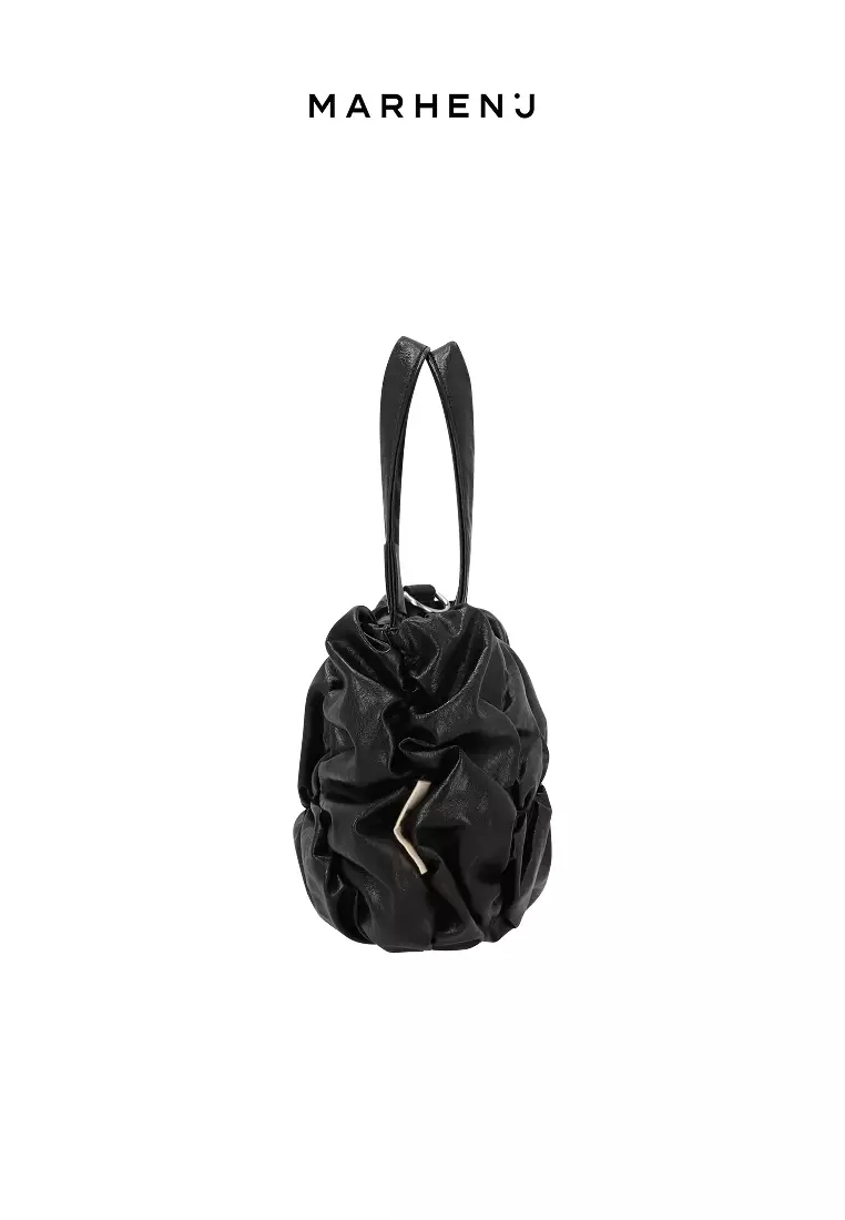 POPCORN JAZZ Nylon Crossbody Bag Black
