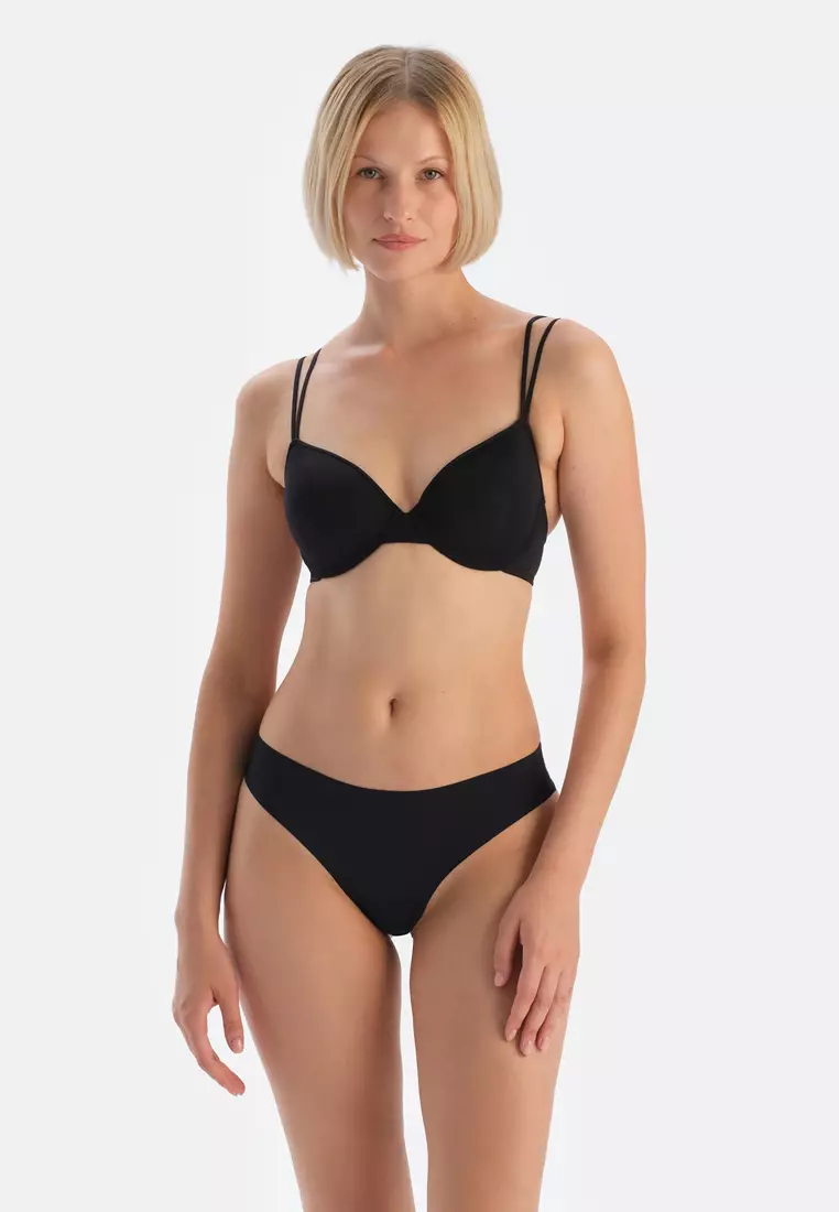 Black Basic Brazilian, Underwear for Women