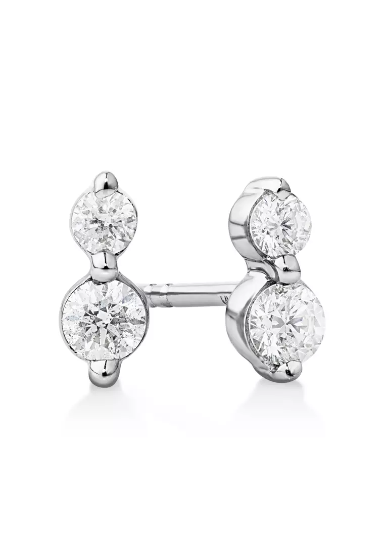 Michael hill jewellers diamond stud best sale earrings