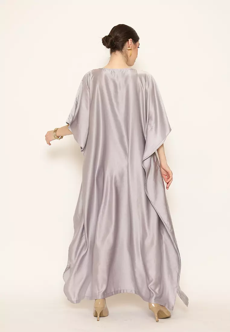 Kanzi Exclusive Long Sleeve Songket Kaftan