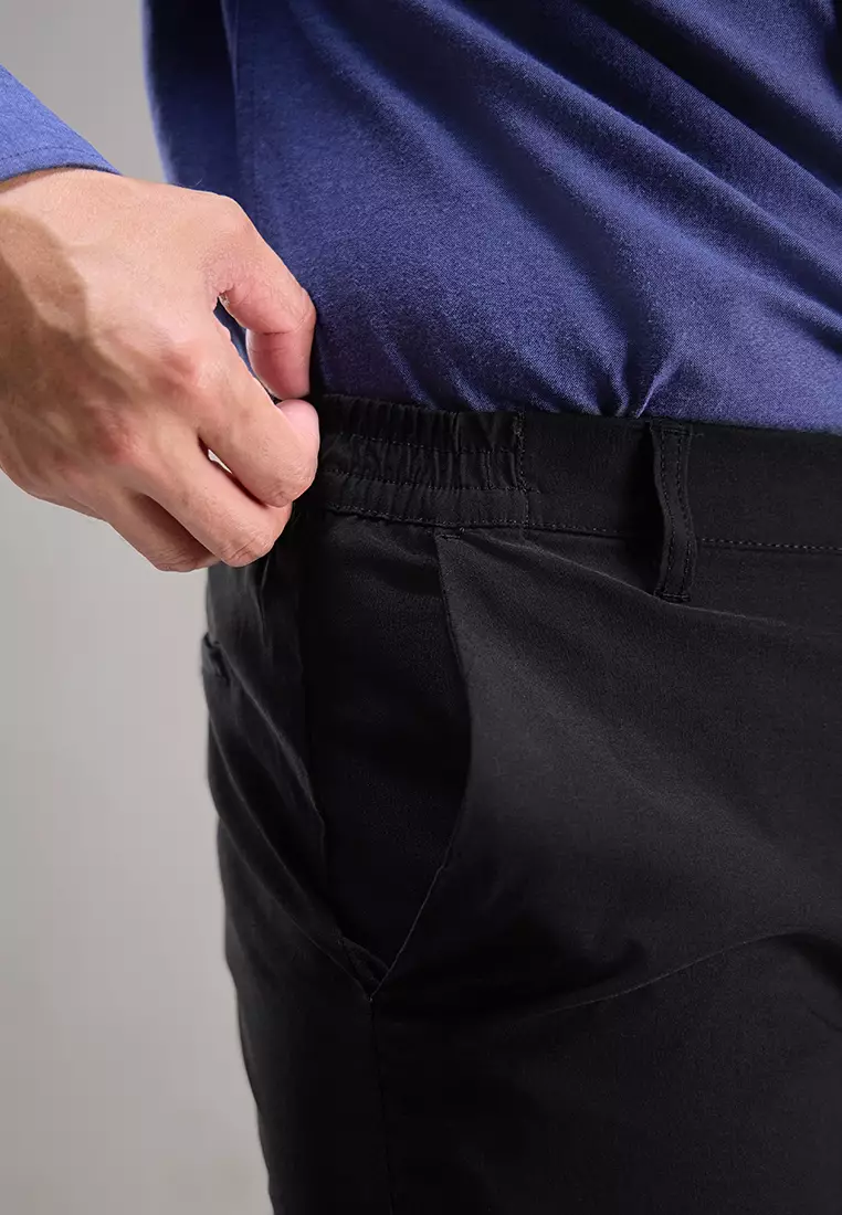 OXCON EZ Flexpants Celana Chinos Nylon Panjang Pria Black