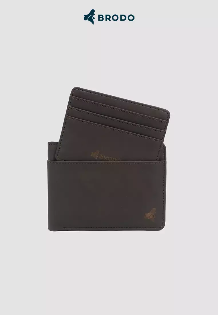 BRODO - Dompet Walland Brown