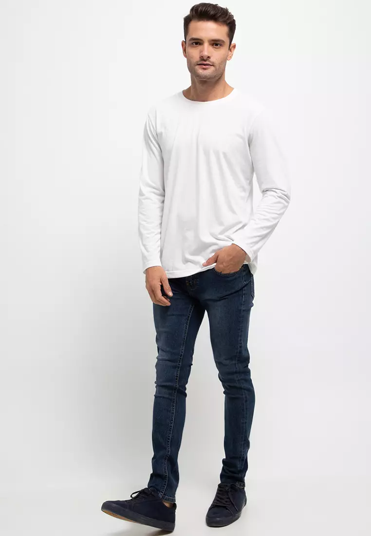 Emba Denim - BS.07.1 Celana Denim Slimfit Stretch Warna Heavy Stone