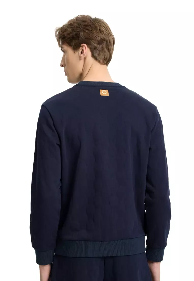 男裝滿印暗紋衛衣