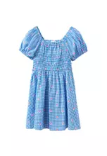 Harbour Blue/Floral Gingham