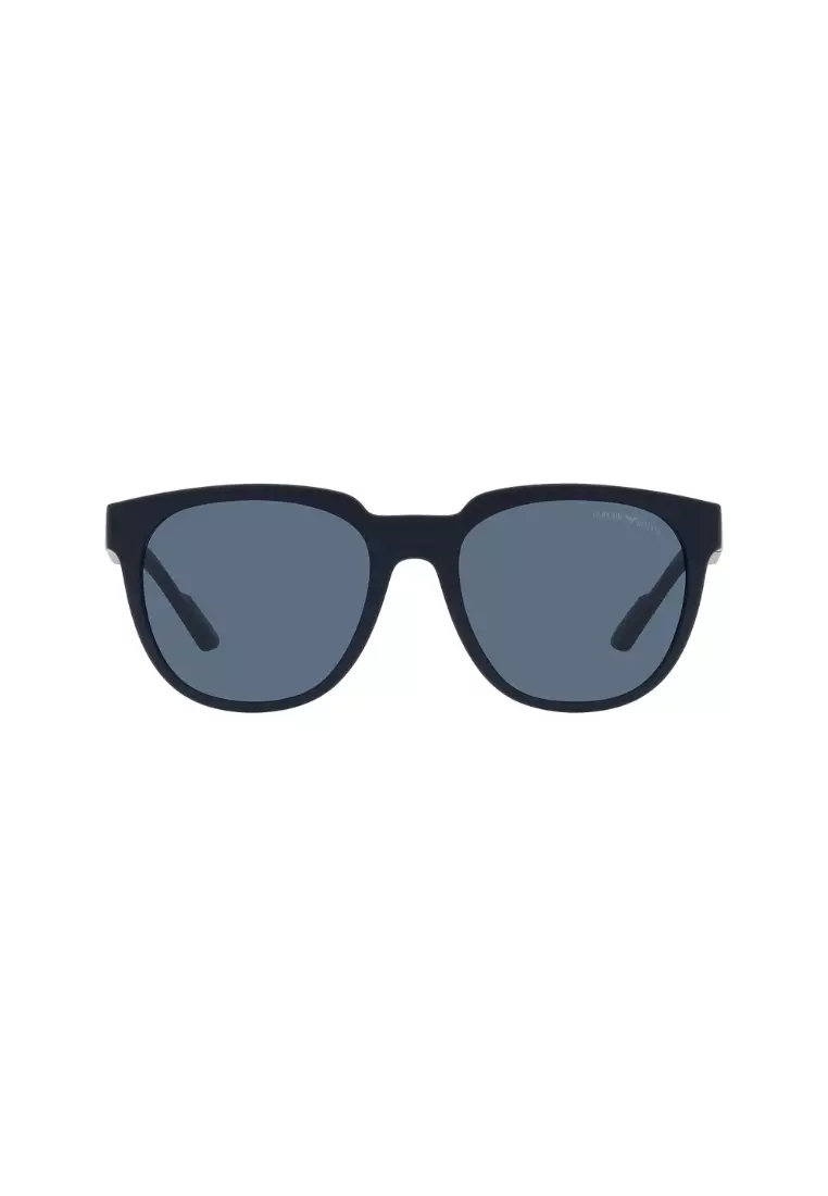 Men's Phantos Frame Blue Acetate Sunglasses - EA4205F