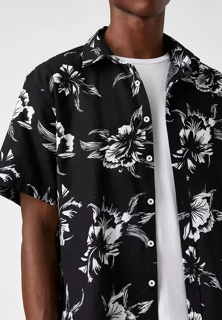 floral cotton shirt