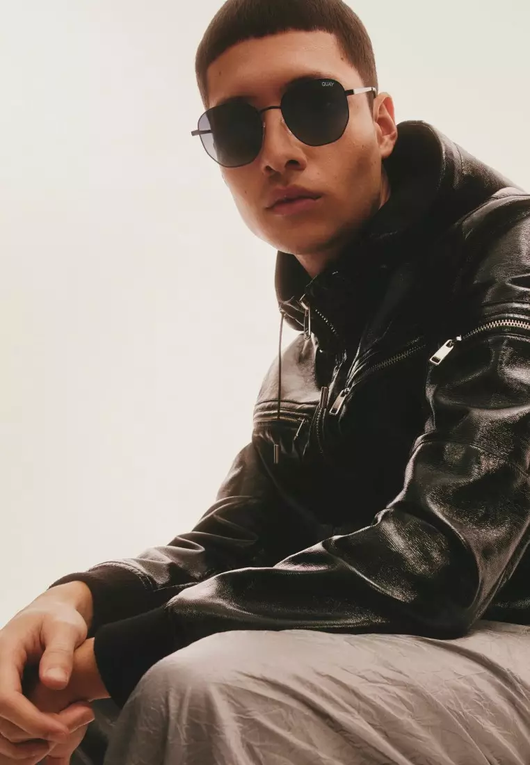 Big Time Sunglasses - Black/Smoke Polarized