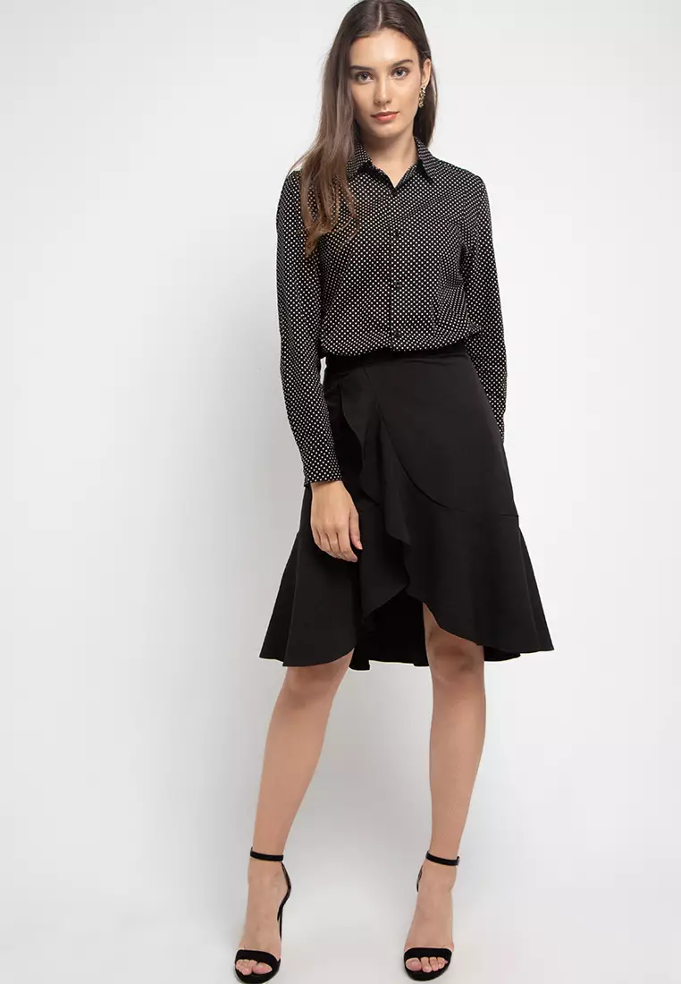 Oversized Polkadot Shirt