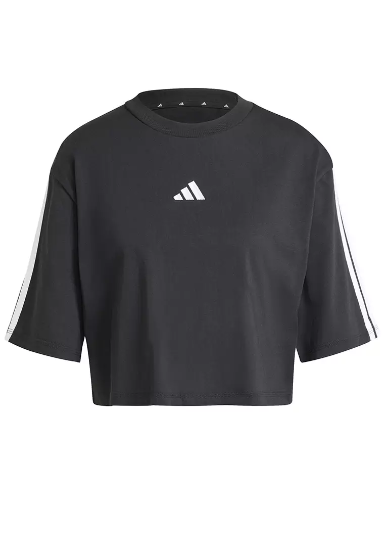 Essentials 3-Stripes Cotton Loose T-Shirt