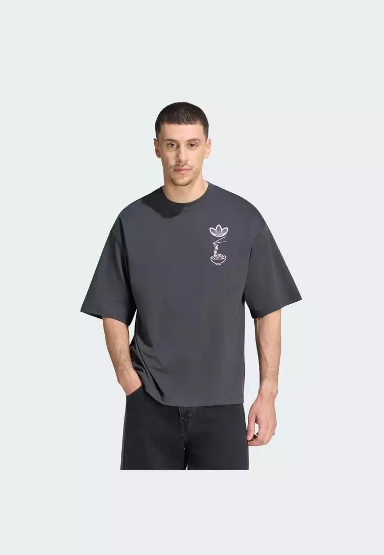 31　4 Buy ADIDAS Lifestyle SOBA CAT GRAPHIC OVERSIZED TEE Men Grey