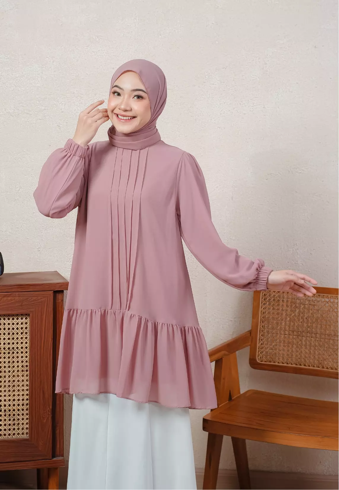 Nicole Blouse - Mauve