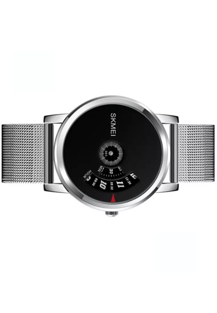 Jam Tangan Analog Pria Waterproof Strap Tali Material Stainless Steel GN13 ORIGINAL