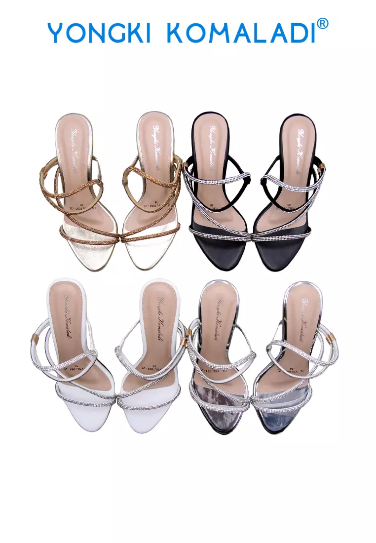 [ ORIGINAL ] YONGKI KOMALADI HEELS OL-YSL7061-23 LIGHT GOLD