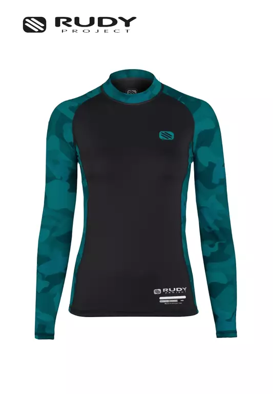 Riva Women's Long Sleeve Rash Guard - Blue