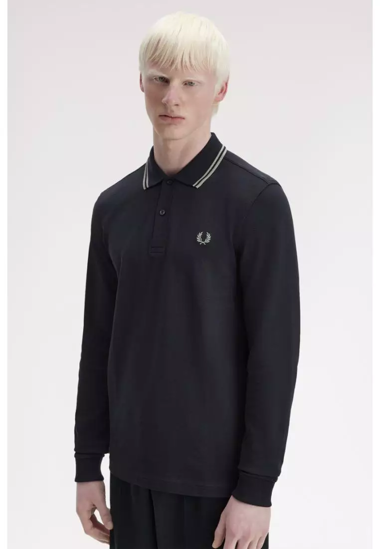 Buy Fred Perry Fred Perry M3636 The Long Sleeve Fred Perry Shirt