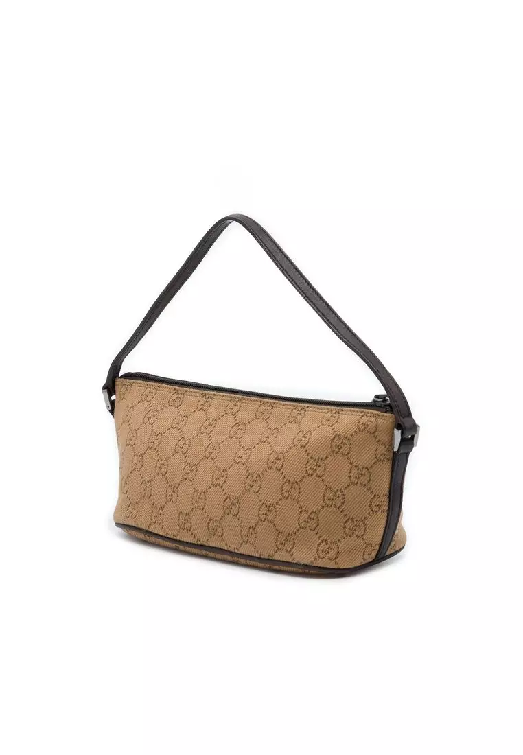 Pre-Loved Gucci Gg Canvas Boat