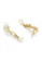 estele gold Estele Gold Plated Splendid Pearl Drop Earrings with Austrian Crystals for Women DBCA4AC105AFE5GS_3